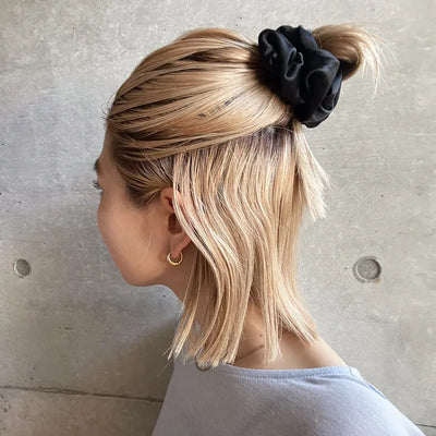 Silk scrunchie