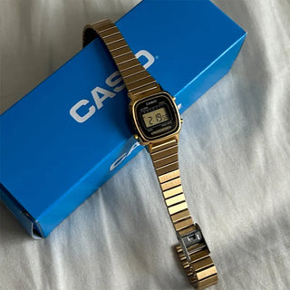 Gold Casio Digital Watch