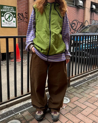 Basic wide cotton pants