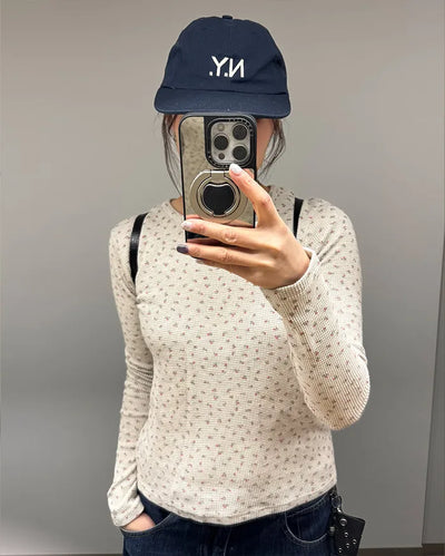 Flower Long Sleeve T-Shirt