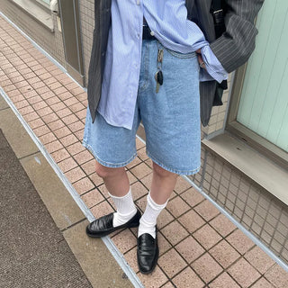 Denim shorts