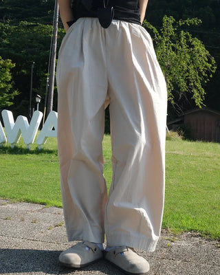Banding wide pants