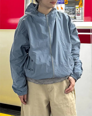 (Unisex) Modern Hooded Windbreaker