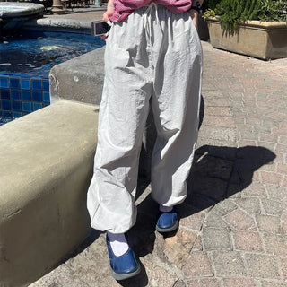 2-way string elastic pants