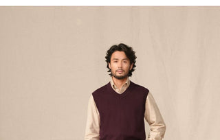 [CULTUM] V-Neck Knit Vest