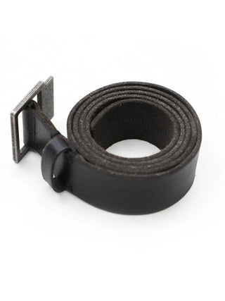 [MASONPRINCE] Needle-Free Metal Buckle Leather Belt