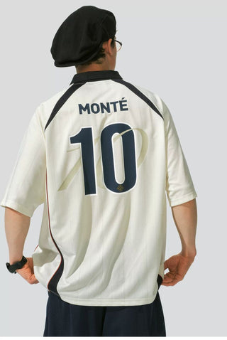 [Monterest] Outdoor Sports Print Polo Jersey Tee