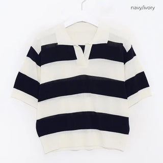 Colored striped knit