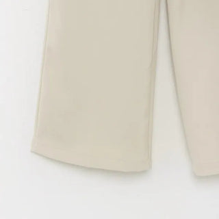 Pintuck Straight Slacks