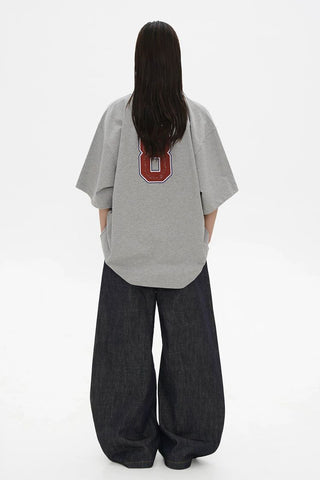 [MASONPRINCE] 380G Heavyweight Cotton V-Neck Jersey Tee
