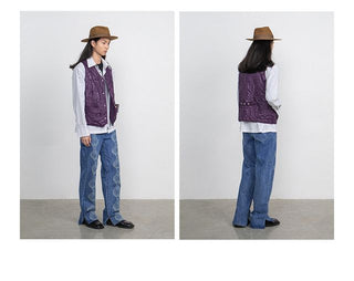 CONP Devoré Graphic Denim Pants (Blue)