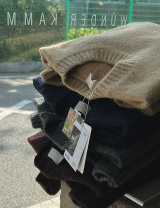 [High Q] Karmor Merino Wool Heavy Knit (14 colors, M~L)