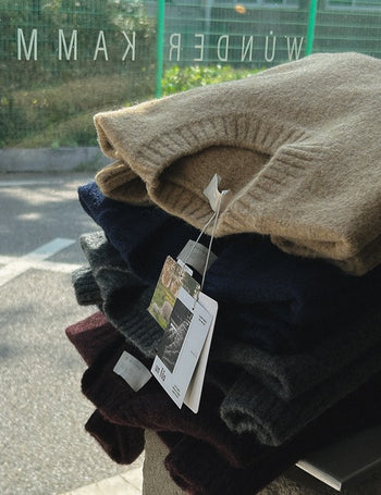 [High Q] Karmor Merino Wool Heavy Knit (14 colors, M~L)