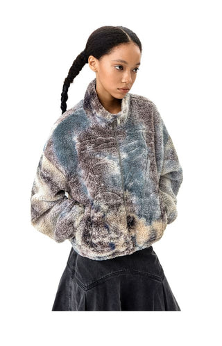 CONP Tie-Dye Sherpa Coat