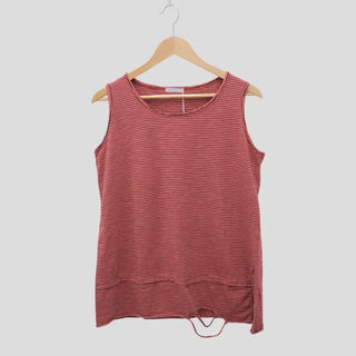 Striped sleeveless top