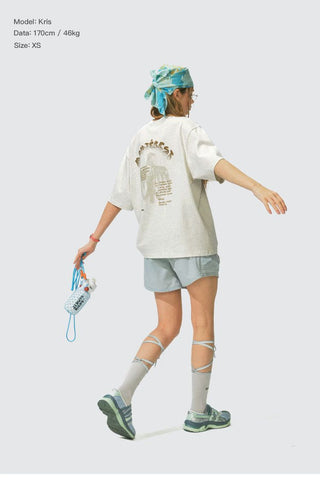 [Monterest] Outdoor Bird Print Oversized T-Shirt