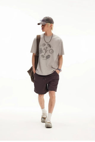 [Monterest] Outdoor Graphic Print Relaxed Fit Tee