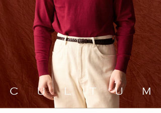 [CULTUM] Cotton Cashmere Blend Turtleneck Sweater