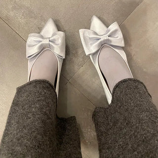 Big Ribbon Flat Shoes