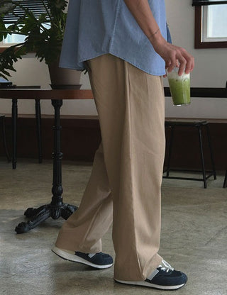 Max Cotton Wide Elastic Waist Pants (5 colors)