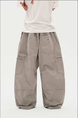 [MASONPRINCE] Cotton Baggy Work Pants