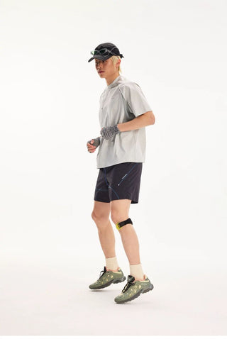 [Monterest] Water Repellent Contrast Stitch Shorts