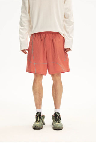 [Monterest] Water Repellent Contrast Stitch Shorts