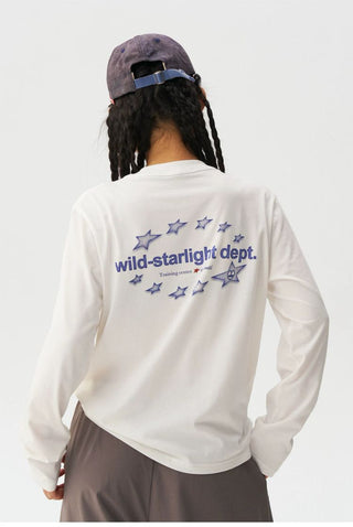 [Monterest] Quick-Dry Star Print Long Sleeve Tee