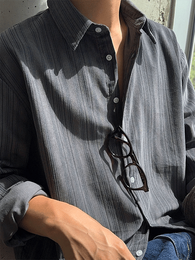 Pebble Corduroy Striped Shirt