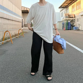 u-neck half knit