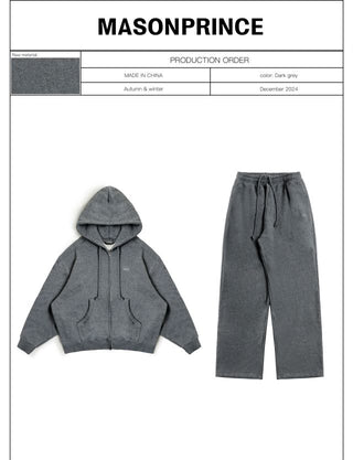 MASONPRINCE Heavy Zip-up Hoodie/Pant