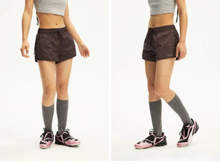 [Monterest] Layered A-Line Running Shorts