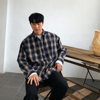 If Oversized Plaid Shirt