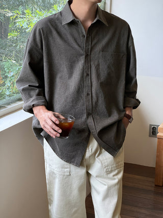 Thor Crack Pigment Oversized Shirt