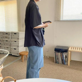 Loose-fit summer half shirt