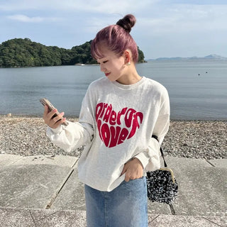 Heart logo sweatshirt