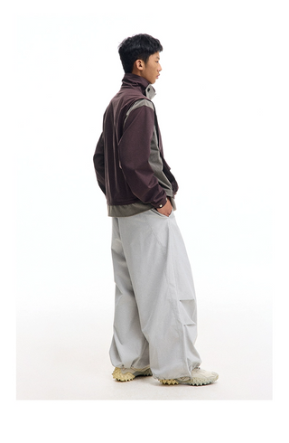 [CONP] Multi-pocket Spliced Jacket