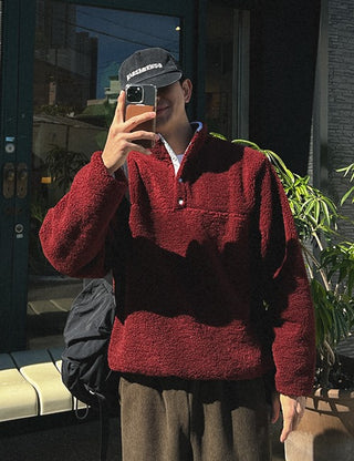 Swiss Wool Button Anorak (5 colors)