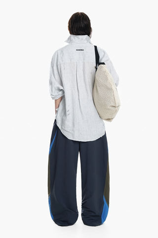 MASONPRINCE Linen Washed Striped Shirt