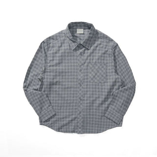[Monterest] Relaxed Fit Check Pocket Shirt
