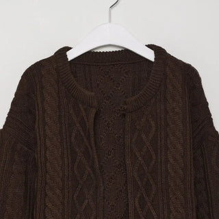 Simple Cable Cardigan
