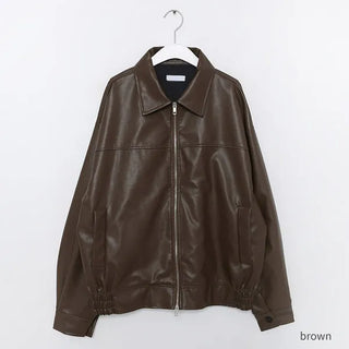 Faux leather jacket