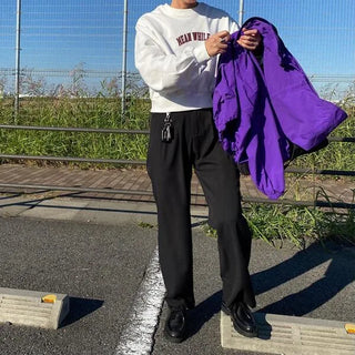 Wide-fit slacks