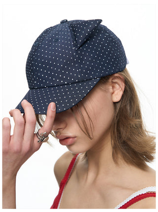 [NECY] Ribbon Kitten Ball Cap