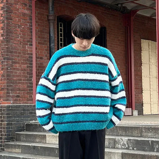 Boucle U-neck knit