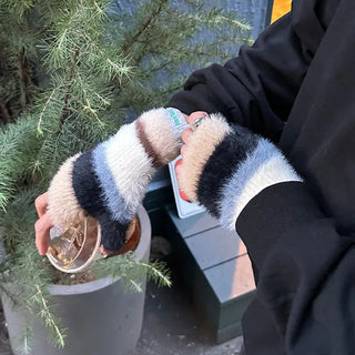 Fluffy Colorful Hand Warmers