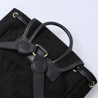 Suede backpack
