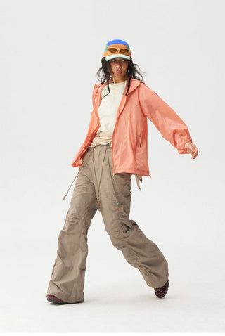 [Monterest] Washed Pleated Wide Leg Pants