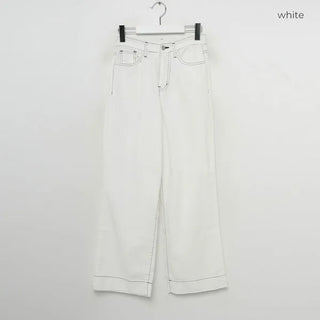 Stitched Wide Pants