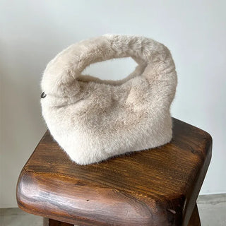 fur mini bag
